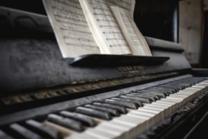 Klavier mit Noten